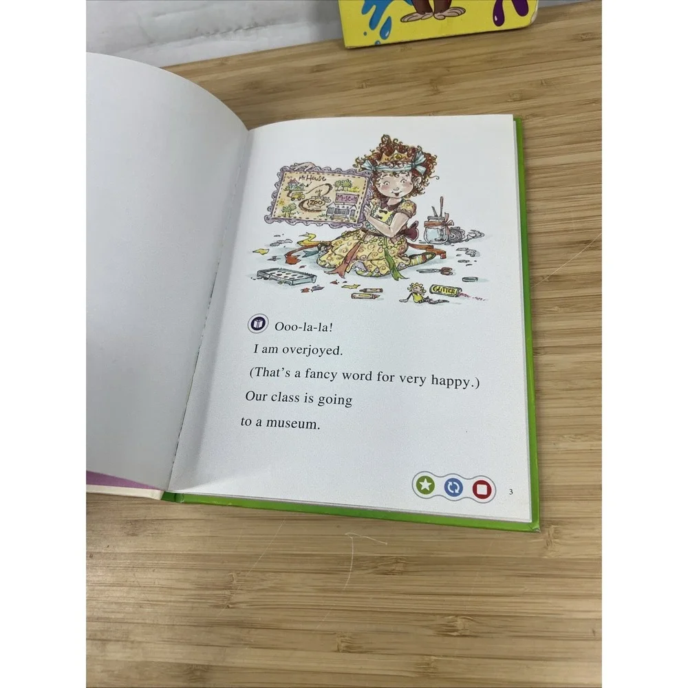 LeapFrog‎ TAG Book Lot – Fancy Nancy & Curious George (2 Books)